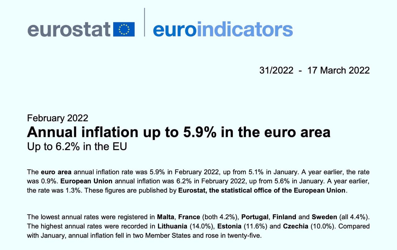 Eurozonoje infliacija pasiekė naują rekordą – Lietuva lyderė