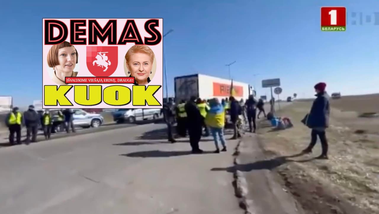 Demaskuotas Lukašenkos žiniasklaidos pranešimas apie ukrainiečių aktyvistus