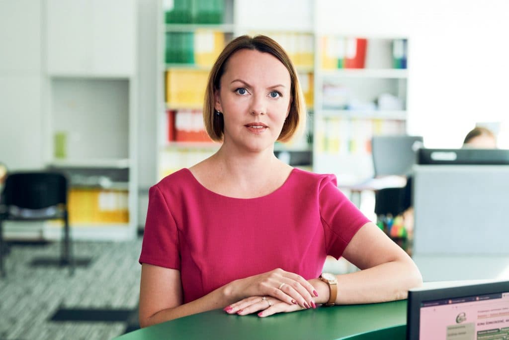 Užimtumo tarnybos lyderė Inga Balnanosienė.