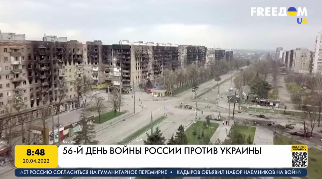 Nuo situacijos Mariupolyje priklausys, bus ar nebus Ukrainos ir Rusijos taikos derybos