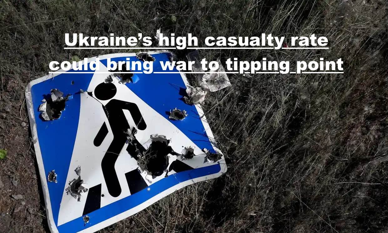 Didelis Ukrainos aukų skaičius gali atvesti į persilaužimo kare momentą