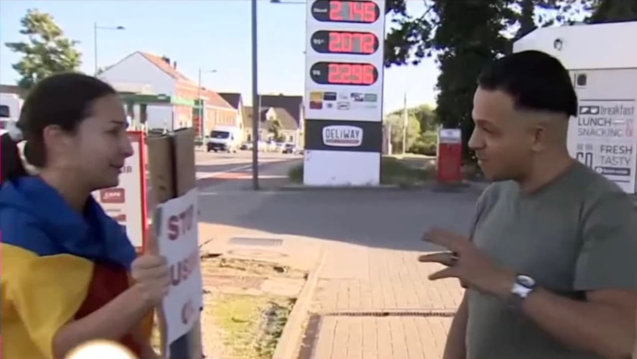 Protestuotojai iš Ukrainos laiko negaišta ir Belgijoje