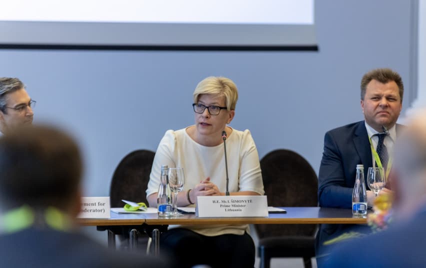 Šimonytė pasakė istorinę kalbą „Frontline Democracies“ diskusijoje
