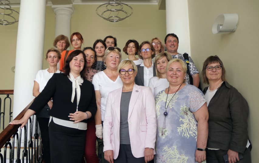Šiugždinienė po susitikimo su lietuvių kalbos pramokusiais ukrainiečiais: tai mūsų visų karas