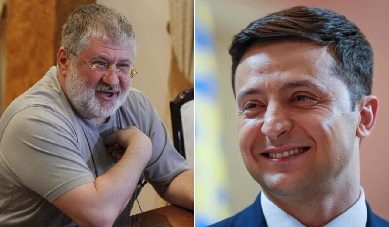 Zelenskis nutarė atakuoti savo šeimininką, milijardierių Kolamoiskį