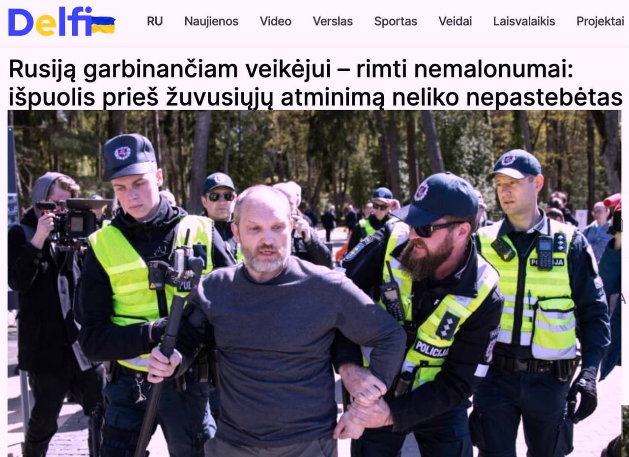 Bus teisiamas Putino garbintojas Lietuvoje