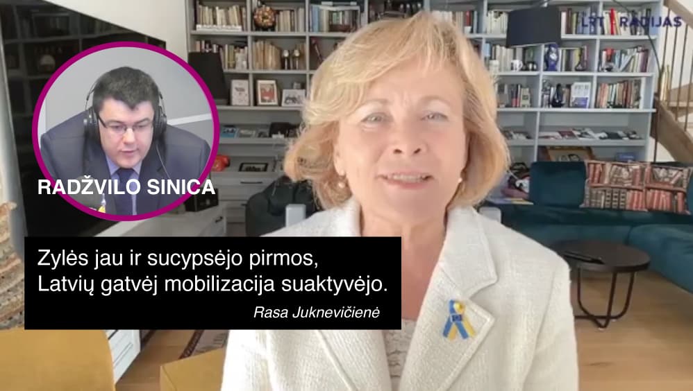 Radžvilo Sinicos atsiribojimu nuo <i>janutienių</i> ir panašių Lietuvos priešų, Juknevičienė nepatikėjo