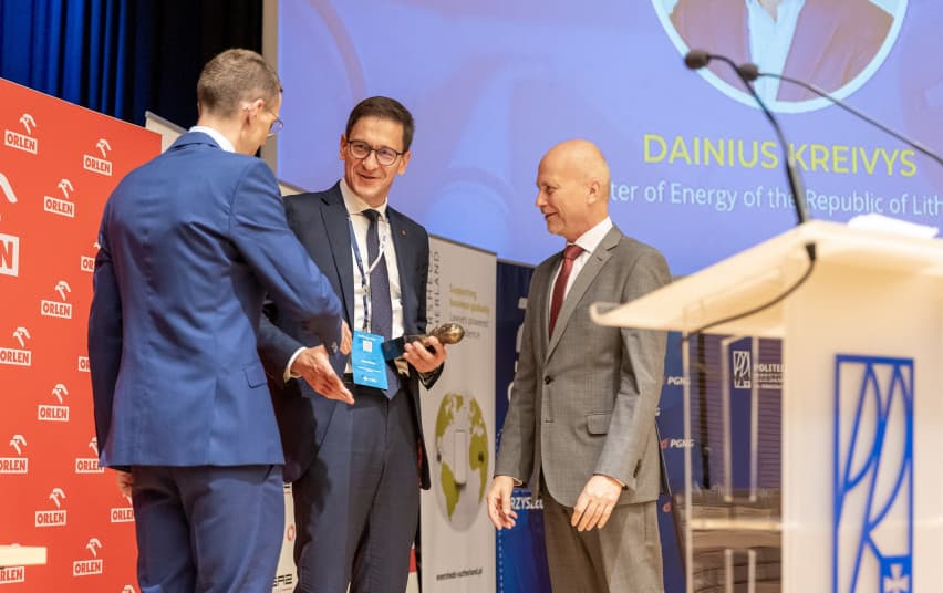Kreivys iškovojo apdovanojimą už nuopelnus energetiniam saugumui