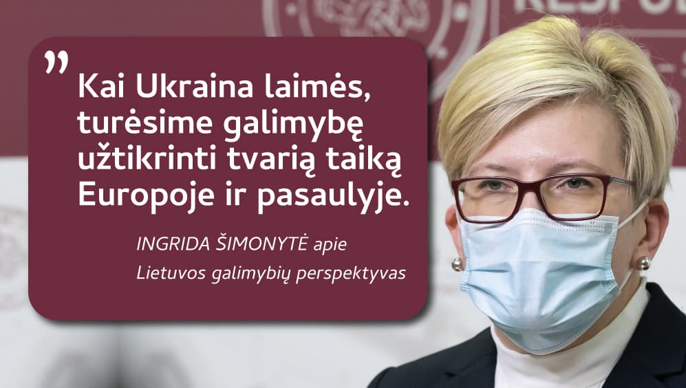 Strateginis Lietuvos uždavinys – atkurti kiekvieną nugalėjusios Ukrainos centimetrą