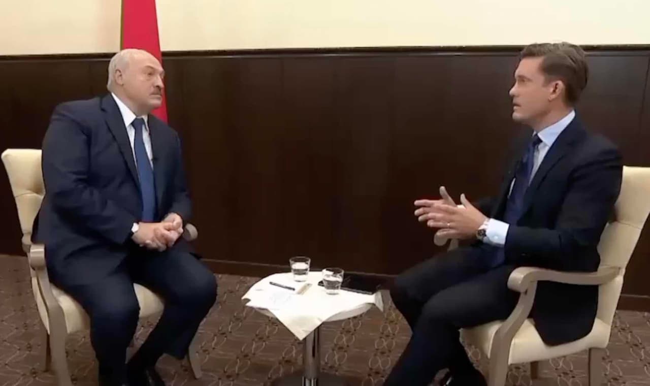Lukašenkos samprotavimai, esą Vakarai nelaimi karo Ukrainoje