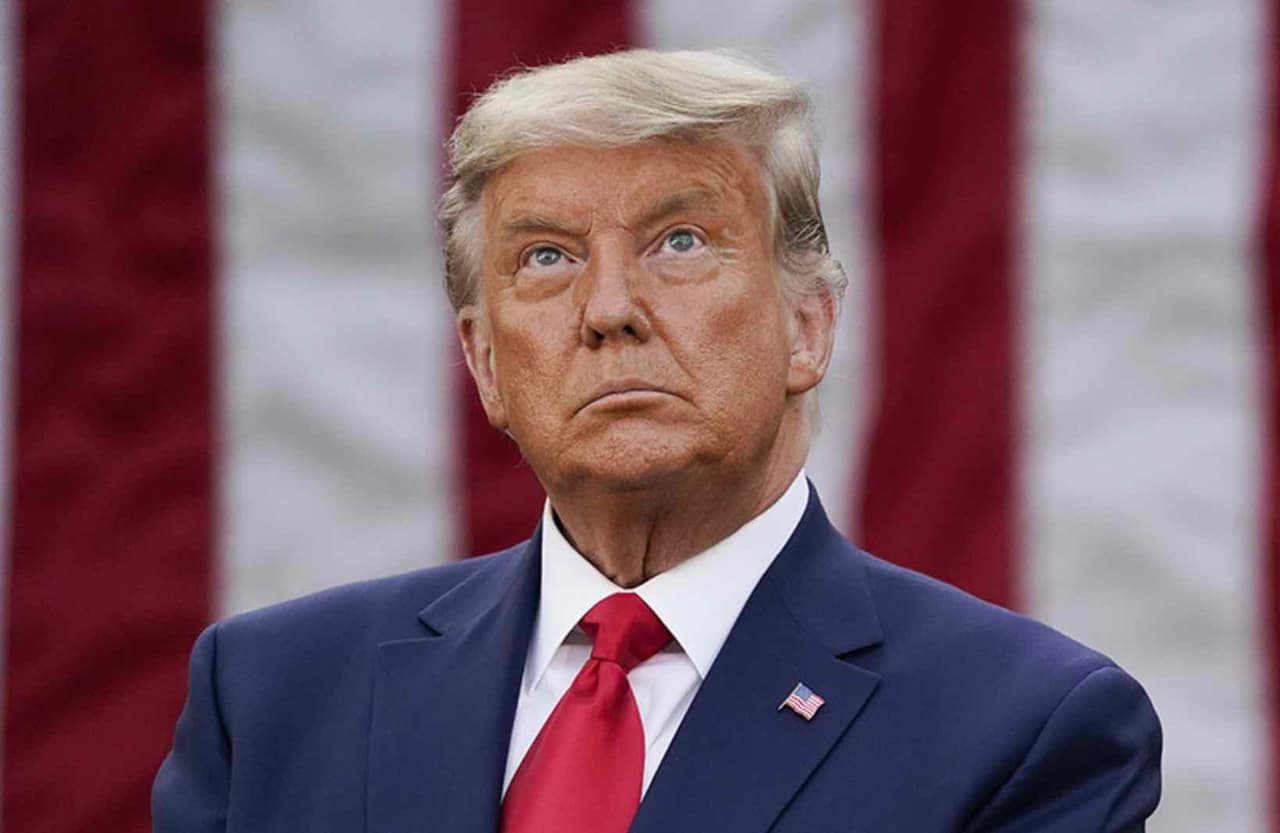 Buvęs JAV prezidentas Donaldas Trampas.
