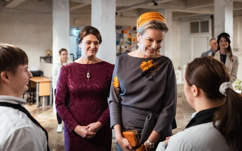 Diana Nausėdienė ir Karalienė Matilda apsilankė socialiniame restorane
