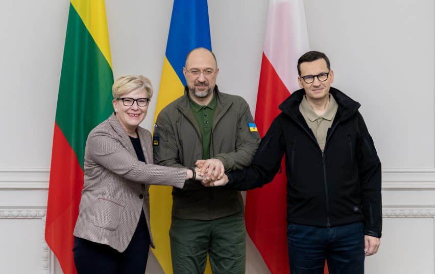 Kijeve susitiko Liublino trikampio premjerai