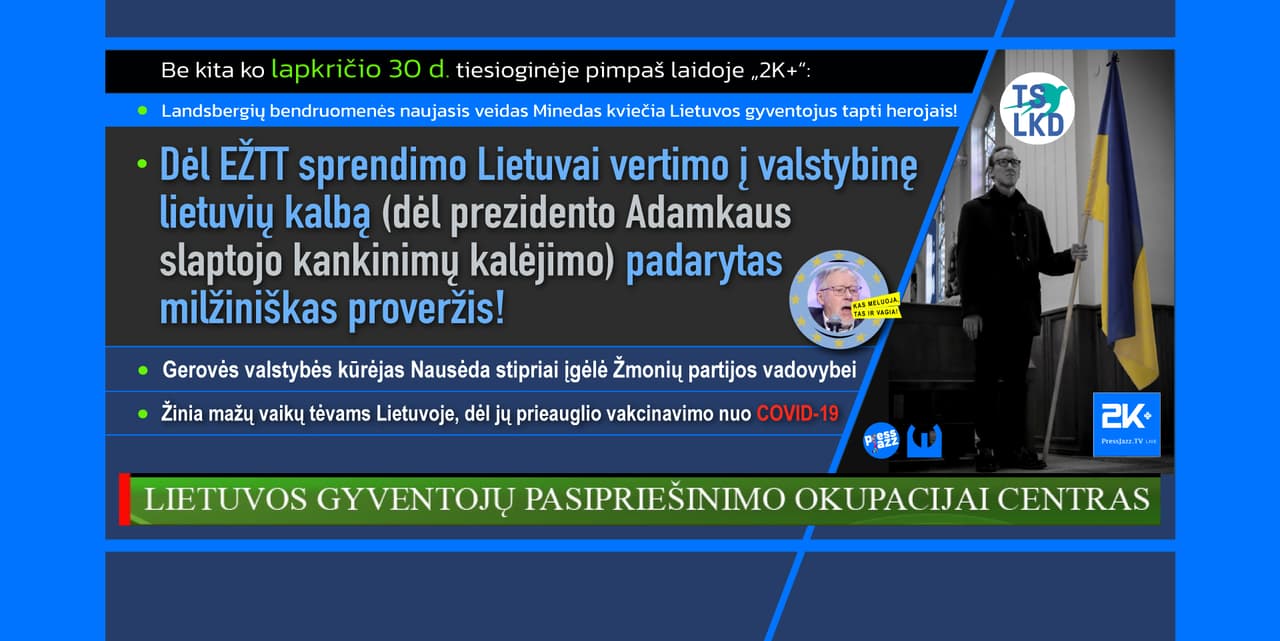 Super Dobrowolskos atsakymas dėl karo ir Kremliaus propagandos bei mokslinio Grybauskaitės darbo