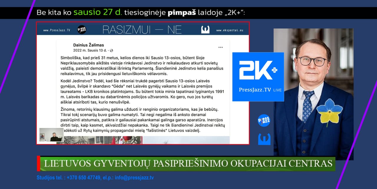 Dainiaus Žalimo raštas Generalinei prokuratūrai – tai kažkas TOKIO