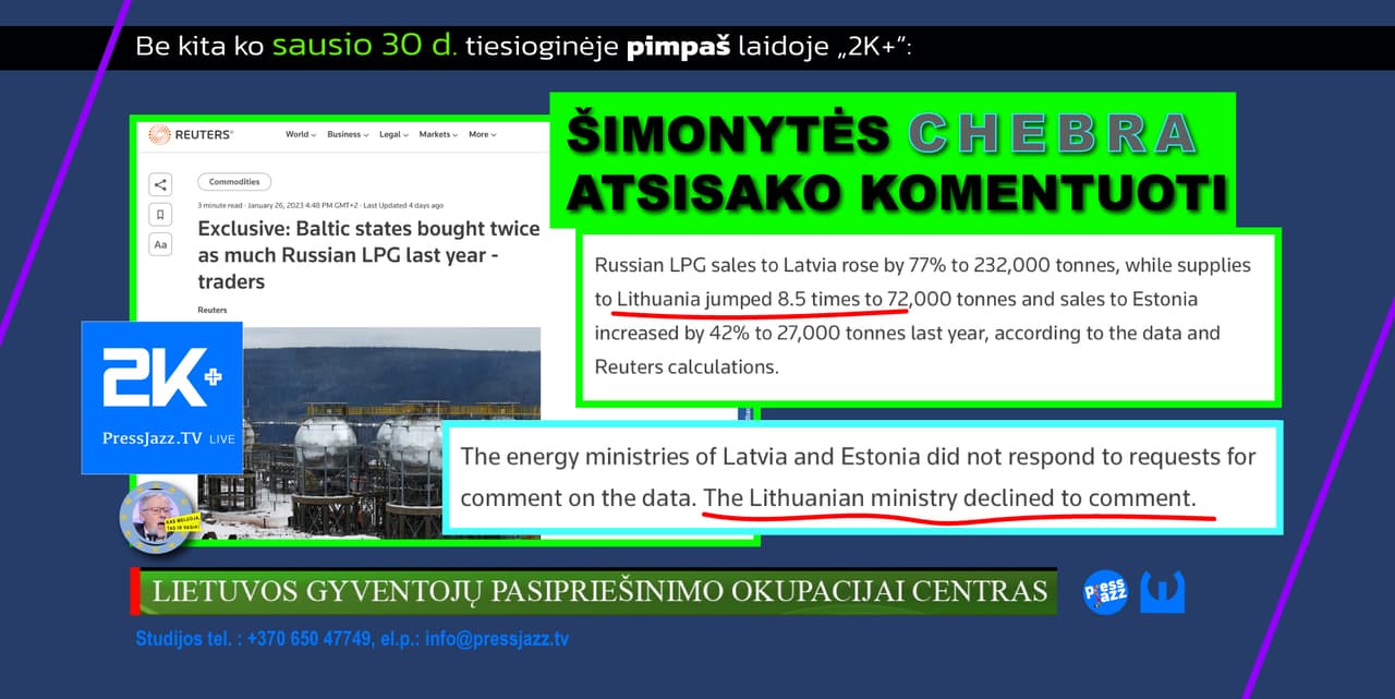 Reuters informacijos Šimonytės chebra komentuoti nedrįsta