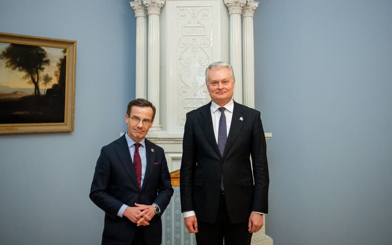 Nausėda su Kristerssonu aptarė pagalbos Ukrainai, siekiant greičiau nugalėti Rusiją, detales