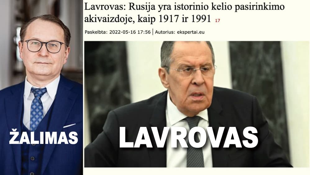 Išaiškinimas, kodėl publikacija su Lavrovo citatomis privalėjo būti uždrausta