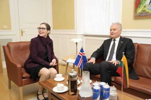 Nausėda informavo islandus, ko reikia efektyviam atgrasymui