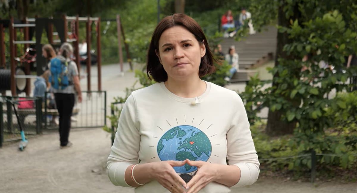 Baltarusijos prezidentė Tichanovskaja: Lukašenkos režimas prisideda prie vaikų grobimo iš Ukrainos