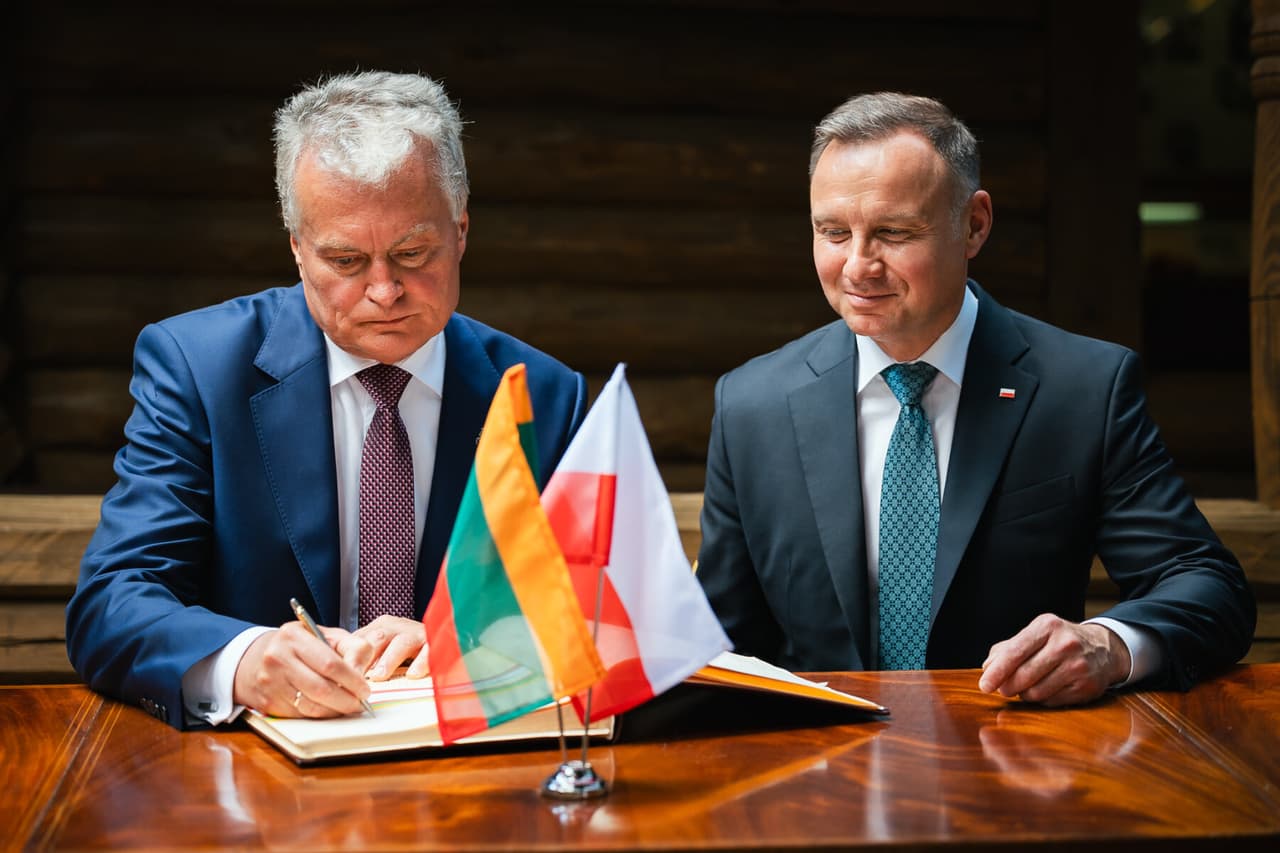 Nausėda Szczecin pasidžiaugė ką tik įvykusio NATO Vilniaus viršūnių susitikimo sprendimais