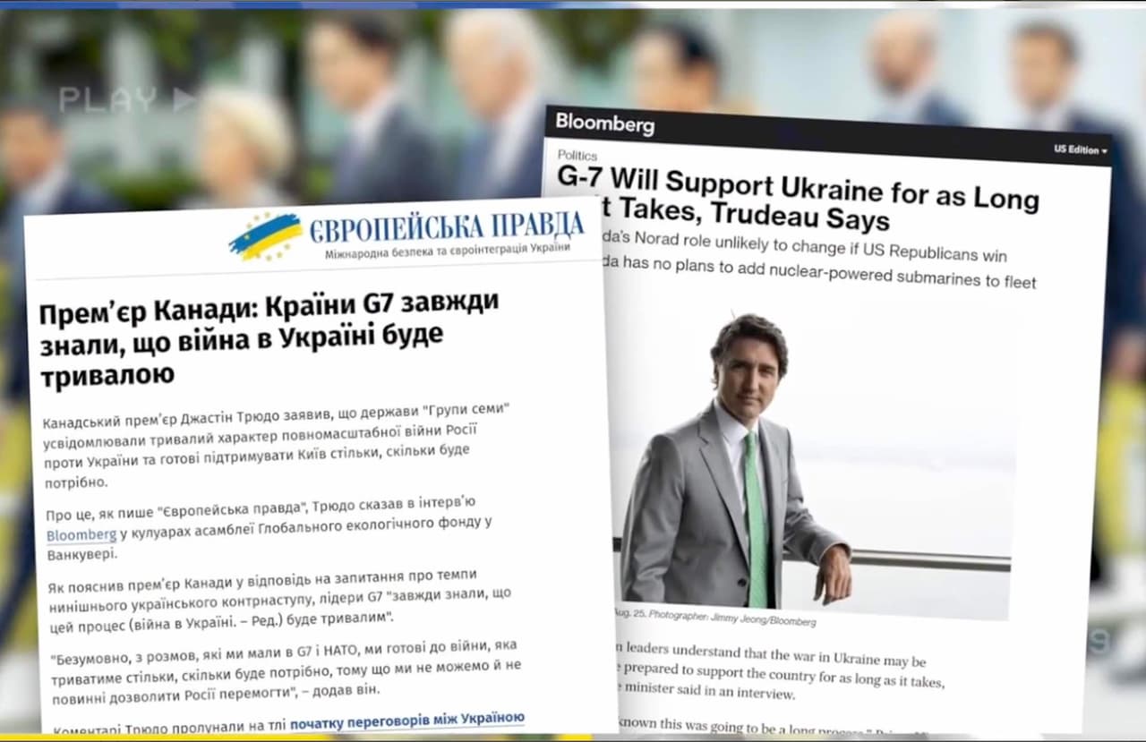 Kanados premjeras prisipažino žinojęs, kad karas Ukrainoje bus ilgas