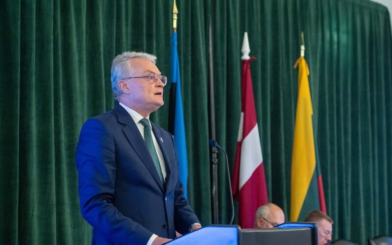 Nausėda JAV papasakojo apie stebuklingus Lietuvos pasiekimus net ir COVID-19 pandemijos metu