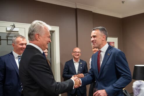 Australijoje Nausėda pasidžiaugė Lietuvos ir Australijos bendramintiškumu
