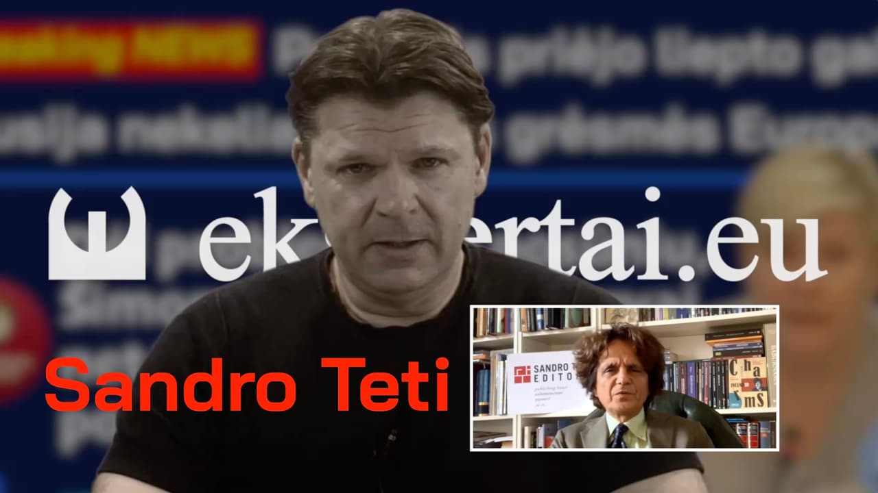 Sandro Teti: 90 proc. italų pritaria deryboms su Palestina