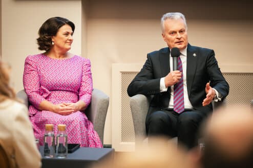 Tolerancijos minėjime netylėjo ir Nausėdienė