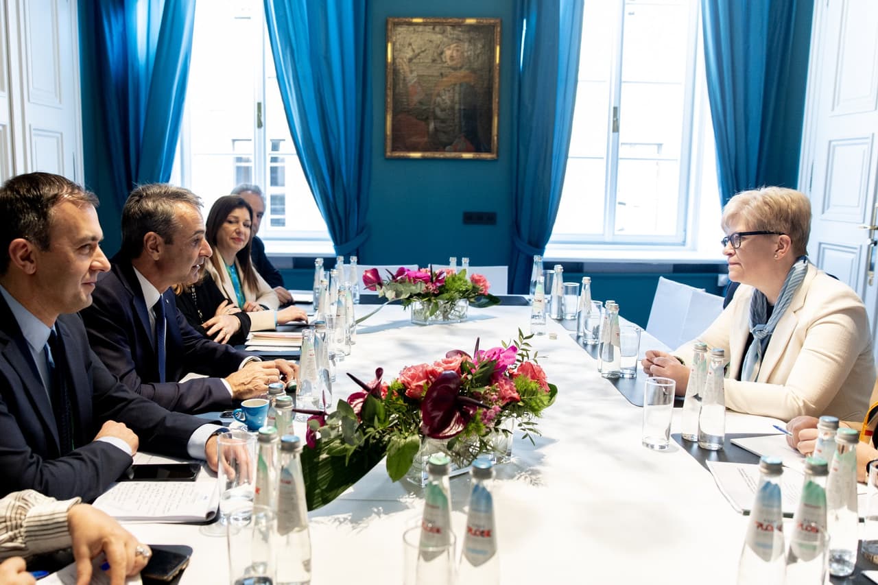 Istorinėje konferencijoje Šimonytė graikui ir bulgarui priminė apie Rusijos grėsmę