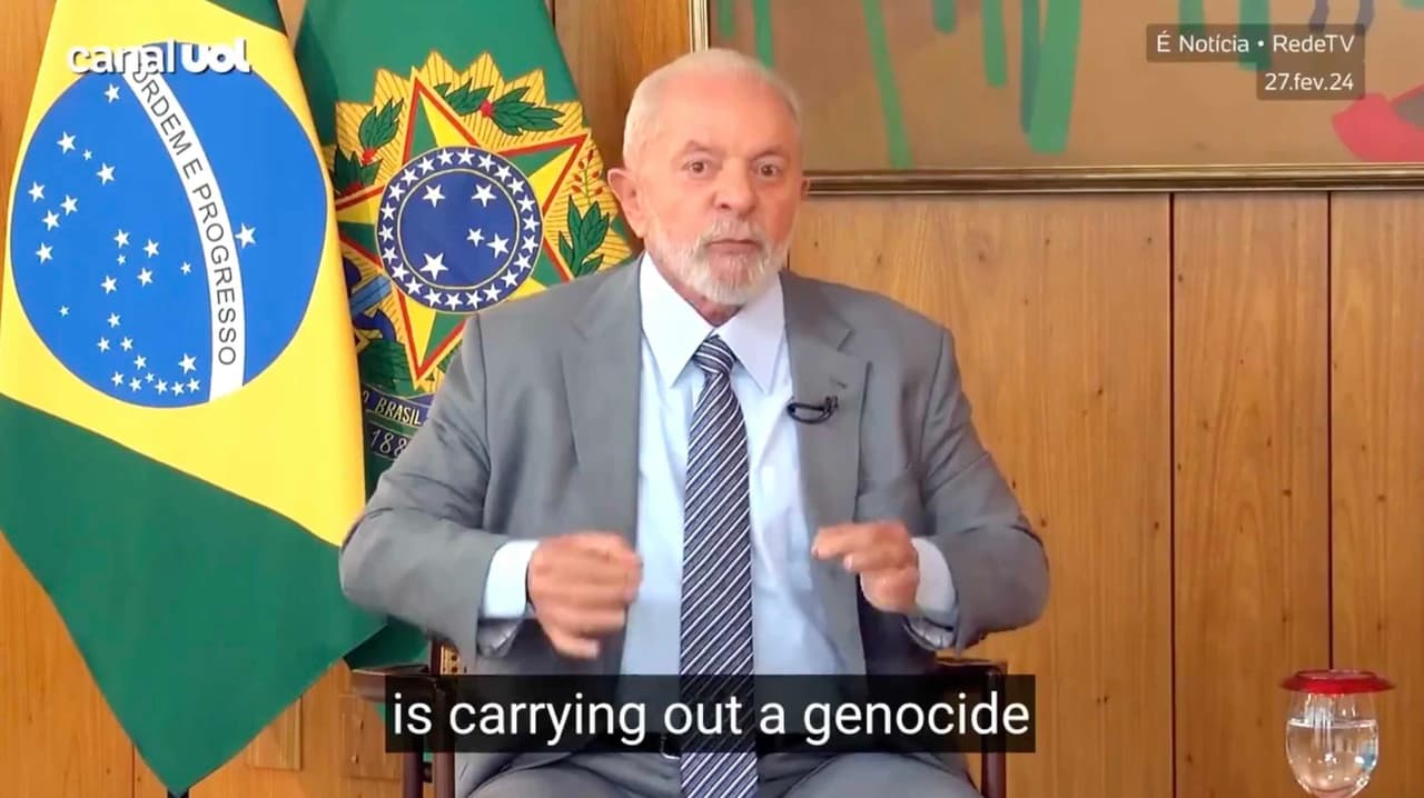 Brazilijos lyderis: Izraelio ministras pirmininkas vykdo moterų ir vaikų genocidą