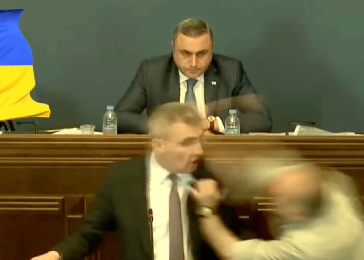 Muštynės, nesutariant dėl užsienio agentų įstatymo