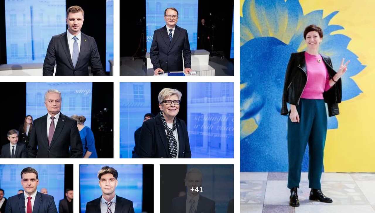 Biudžetiniais pinigais išlaikomo valstybinio transliuotojo lyderė Monika Garbačiauskaitė-Budrienė (dešinėje).