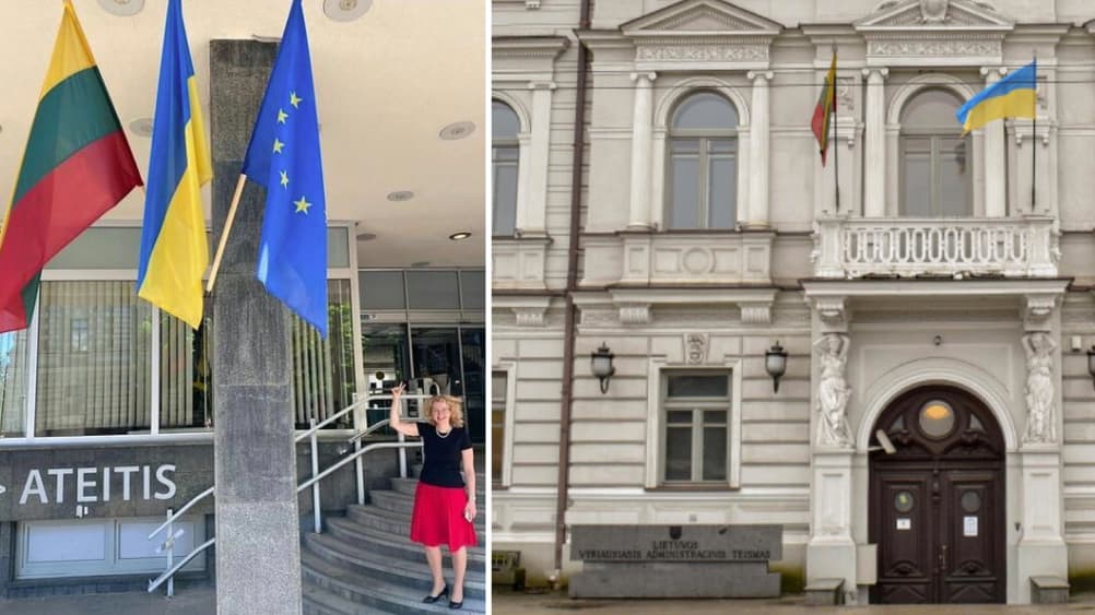 Kodėl reikia nukelti Ukrainos valstybės vėliavas Lietuvos valstybėje