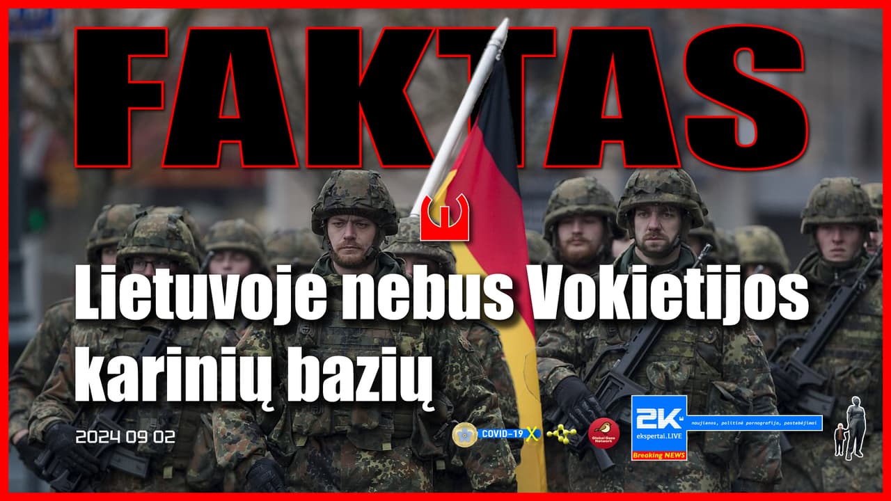 OFICIALU: Lietuvoje nebus Vokietijos karinių bazių