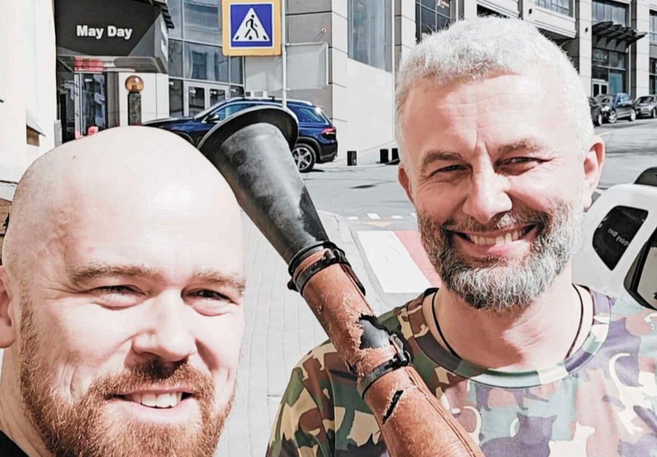 **Šarūnas Jasiukevičius (dešinėje).**