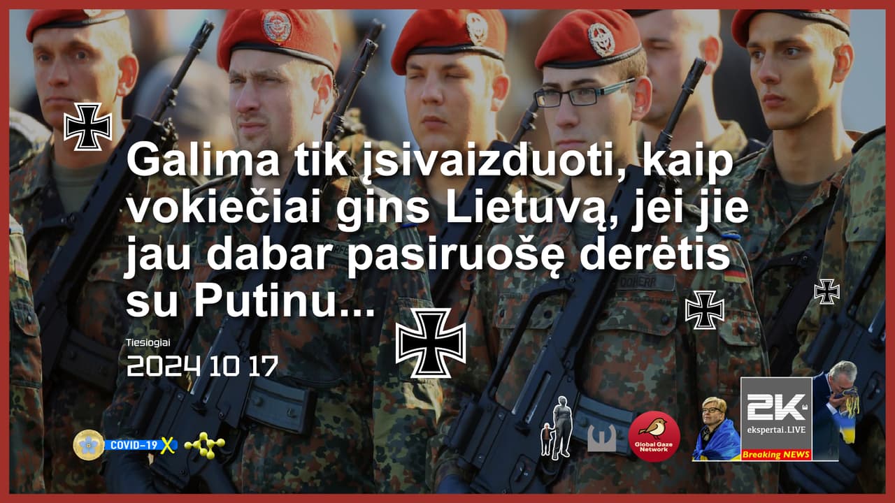 Kaip Vokietija ruošiasi triuškinti Rusija, derybomis? Na ir švancai...