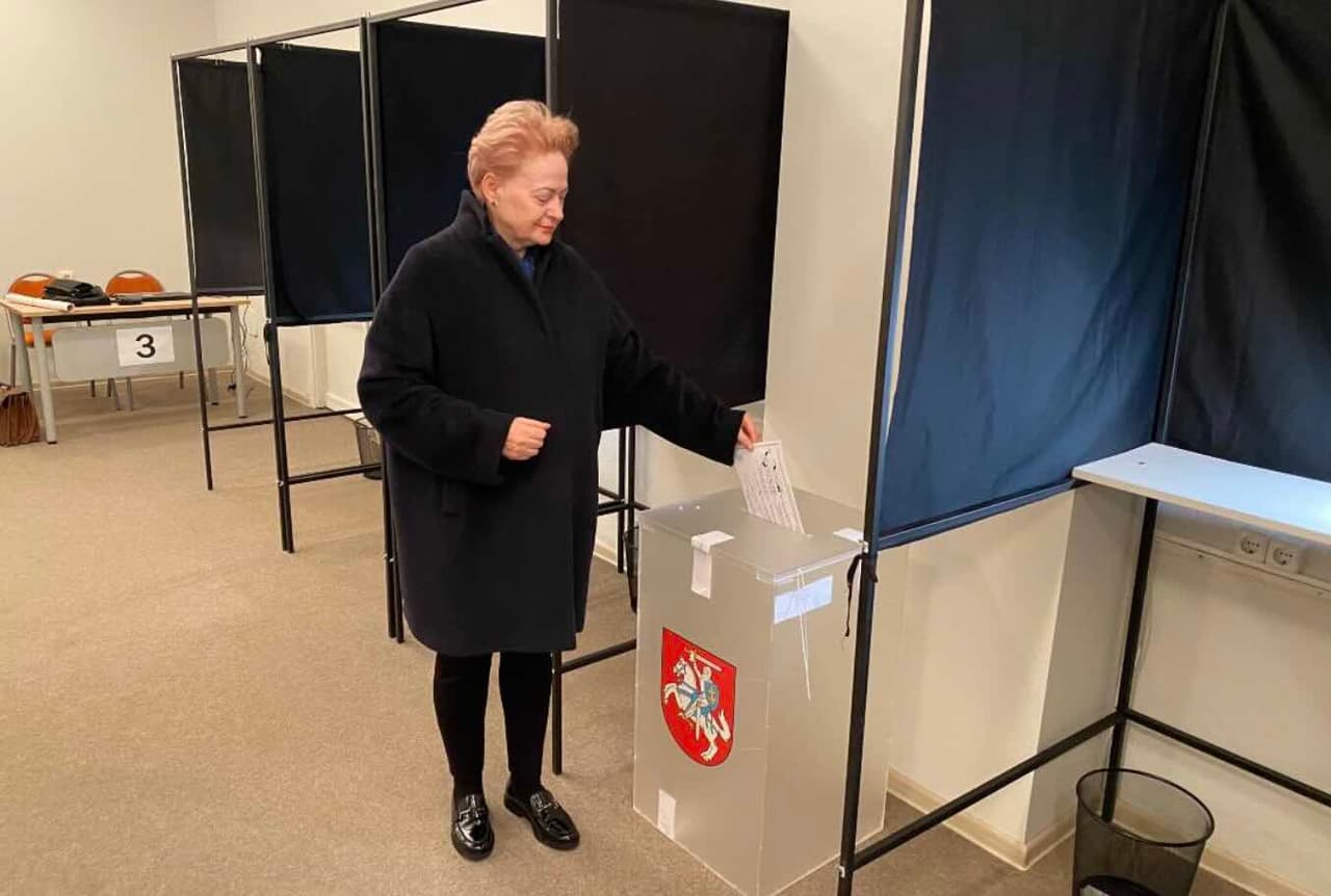 Prezidentė Grybauskaitė balsavo už Ulbinaitę