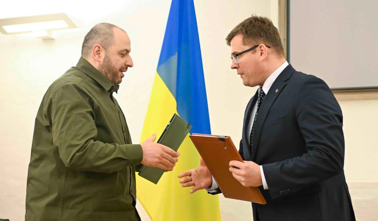 Kasčiūnas su Umerovu Vilniuje aptarė du iš trijų – Pergalės ir Taikos planus