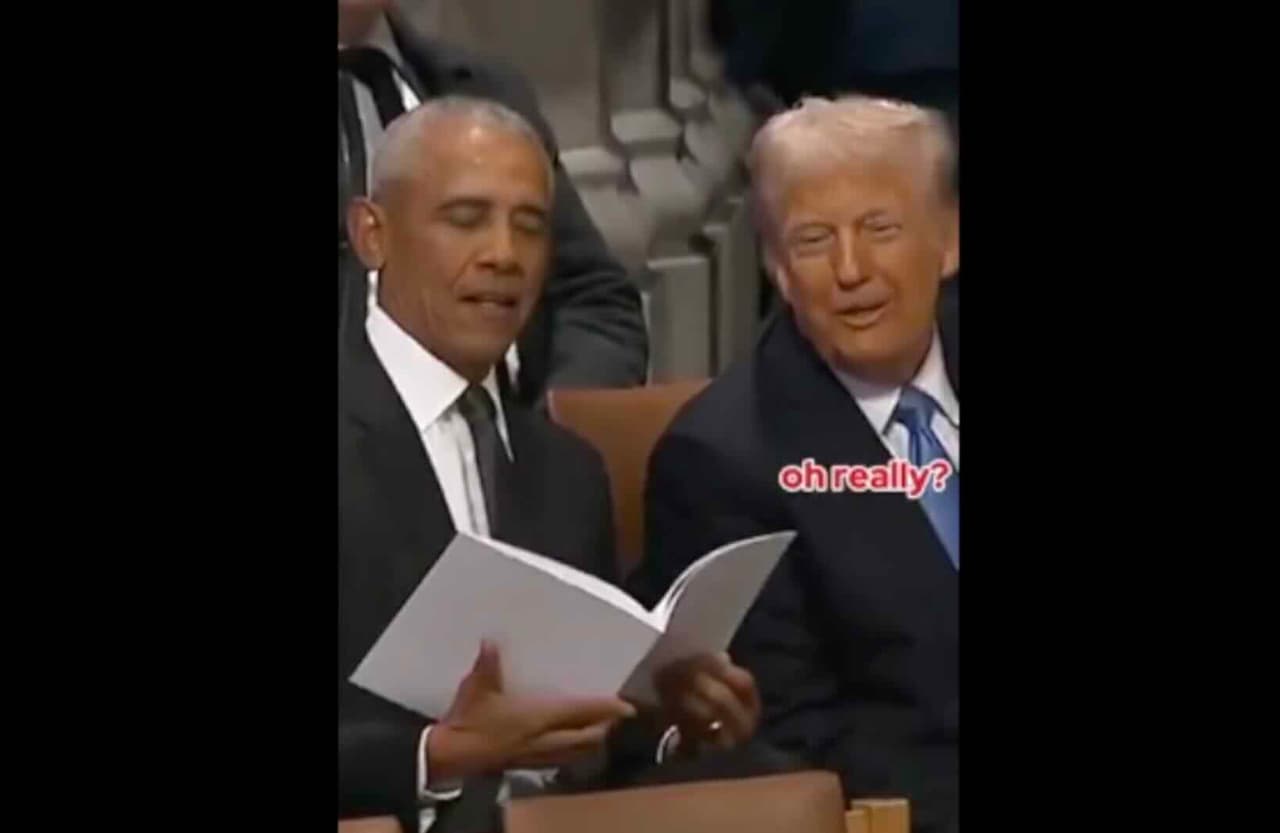 Šiltas Trampo ir Obamos pokalbis