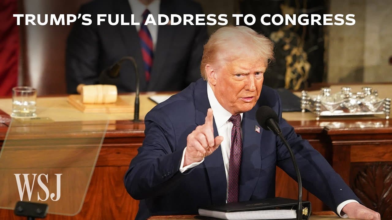 JAV prezidento Donaldo Trampo kalba Kongrese