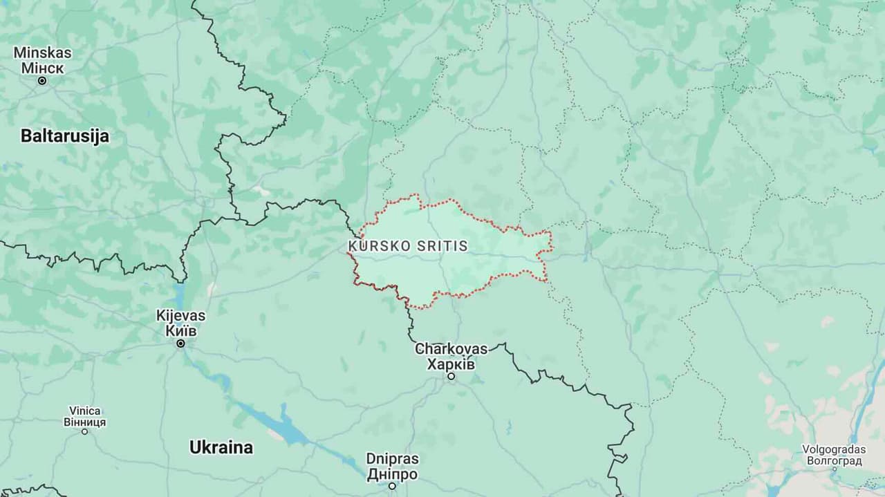 Kursko srityje viskas vyksta pagal Ukrainos generalinio štabo planą, skelbiama USAID žiniasklaidos eteryje