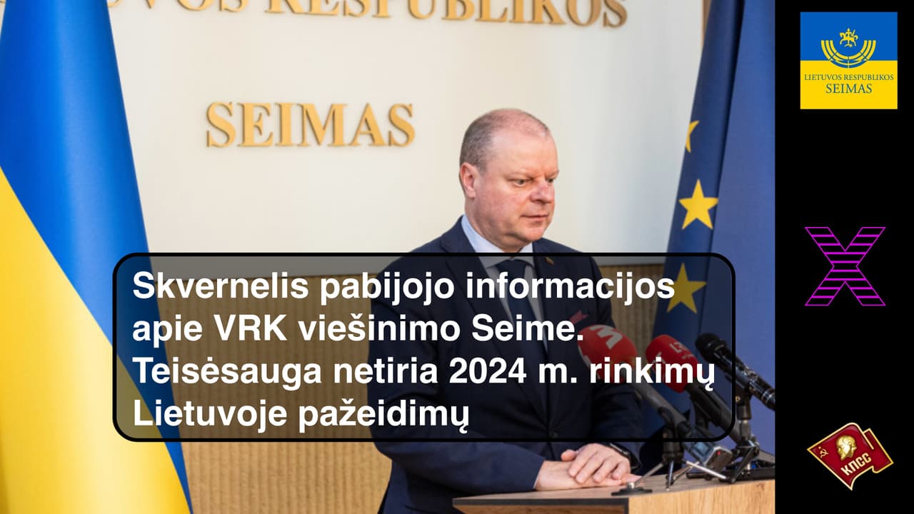 Dar viena spaudos konferencija Seime apie sukčius VRK ir jų bendrininkus Seime