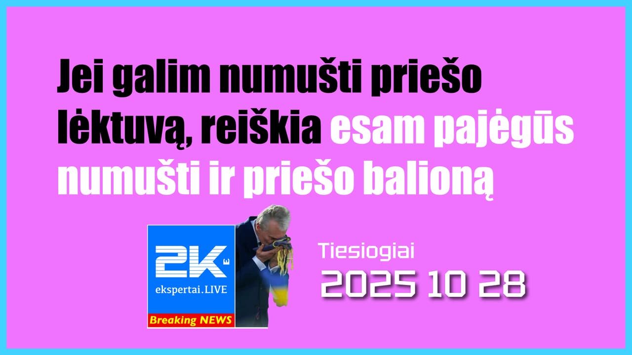 Lietuvos oro erdvėje visi priešai privalo būti sunaikinti 100 proc.