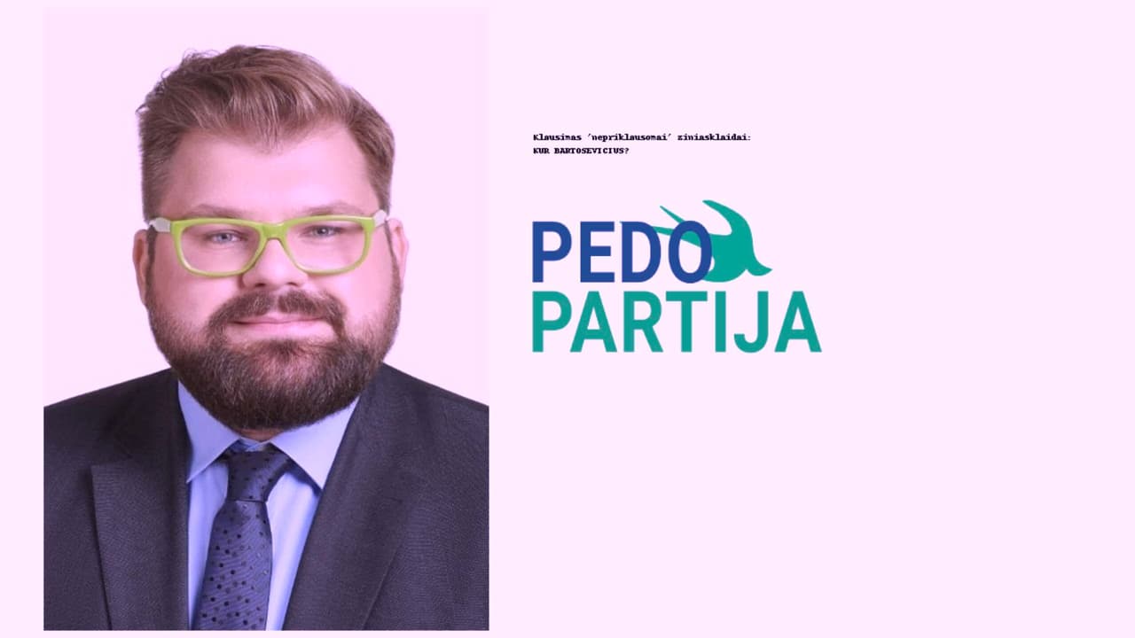 Lietuvos gyventojai klausia, kur dingo Landsbergių pedofilas Bartoševičius?