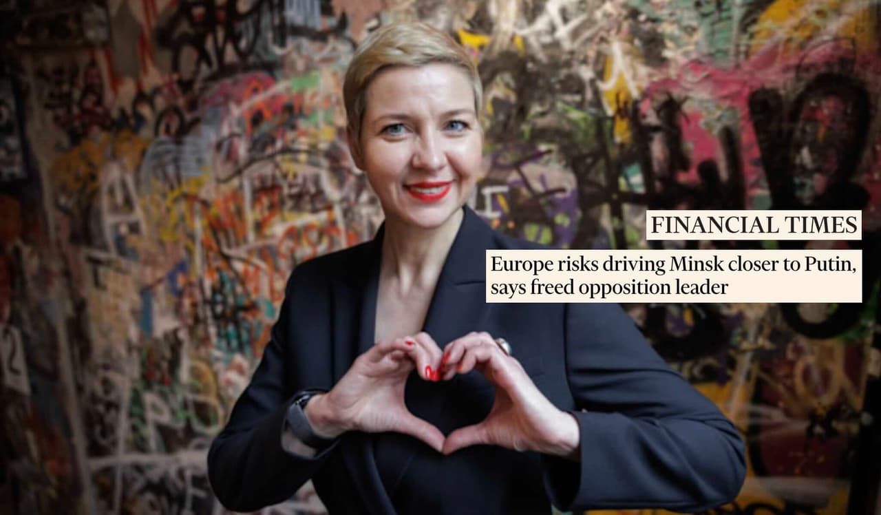 Baltarusijos opozicijos lyderė ragina suartėti su Lukašenka