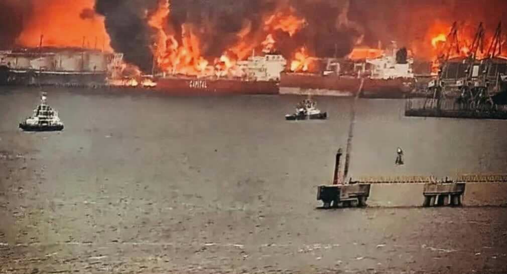 Degantys Rusijos uostai rodo, kur Ukraina smogia iš tikrųjų