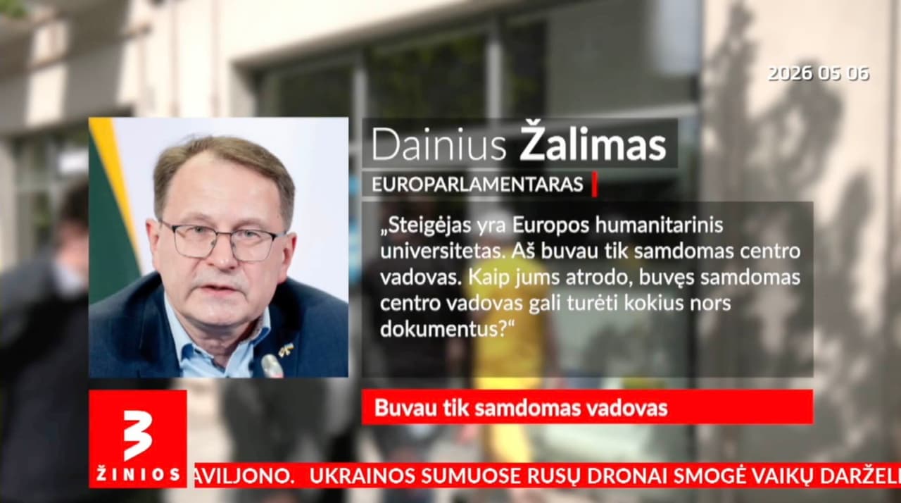 Žalimas kuklus: aš buvau tik samdomas centro vadovas
