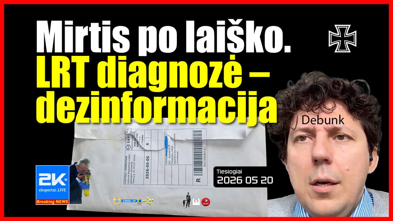Laiškas, mirtis ir valstybinės dezinformacijos kūrėjai